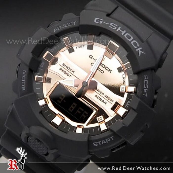 Watch GA-800MMC-1A, and Casio Analog G-Shock Rose Gold GA800MMC Black Digital