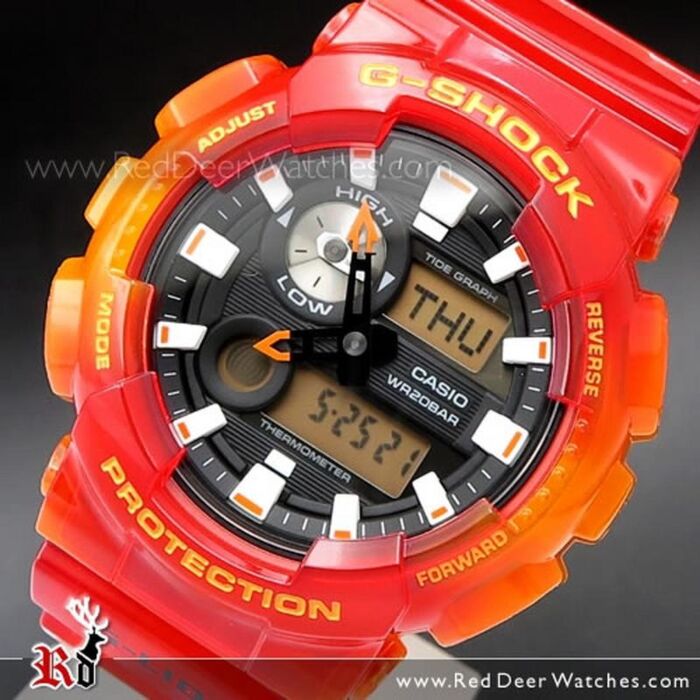 Casio G-Shock G-LIDE Moon Tide Graph Temperature Sport Watch GAX-100MSA-4A, GAX100MSA Casio G-Shock G-LIDE Moon Tide Graph Temperature Sport Watch GAX-100MSA-4A, GAX100MSA