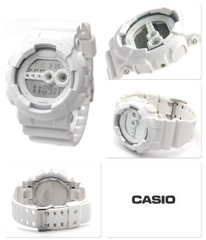 BUY Casio G-Shock Monotone Extra Large World Time Watch GD-100WW-7 