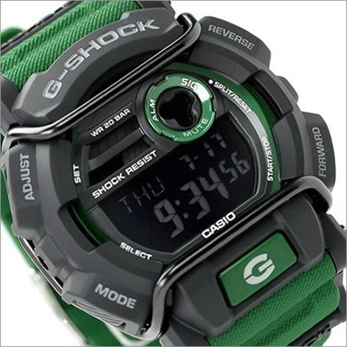 Casio Action Sport Face Protector Flash Alert Watch GD 400 3 GD400