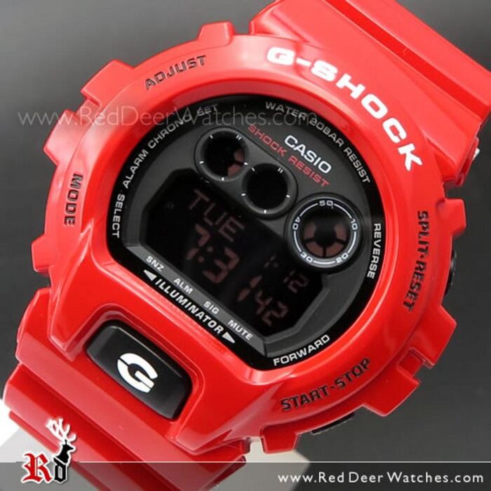 Casio G-Shock Red Theme Super Illuminator 200M Limited Watch GD-X6900RD-4,  GDX6900RD
