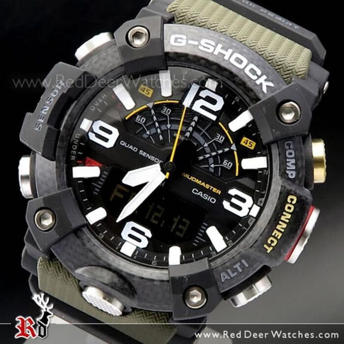 Børns dag Kvittering direktør BUY Casio G-Shock Mudmaster Quad Sensor Carbon Fiber Bluetooth Watch  GG-B100-1A3 - Buy Watches Online | CASIO Red Deer Watches