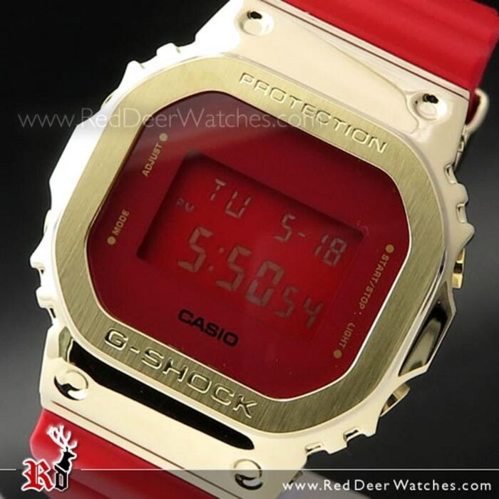 Watches Buy BUY - Metal | Casio G-Shock Gold CASIO Watch Ltd Covered Red GM-5600CX-4, GM5600CX Watches and Red Deer Online