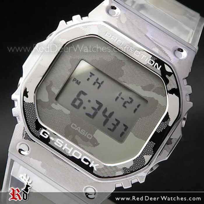 Red CASIO Watch G-Shock BUY Watches Semi-Transparent | - Camouflage GM-5600SCM-1 Deer Watches Buy Casio Online