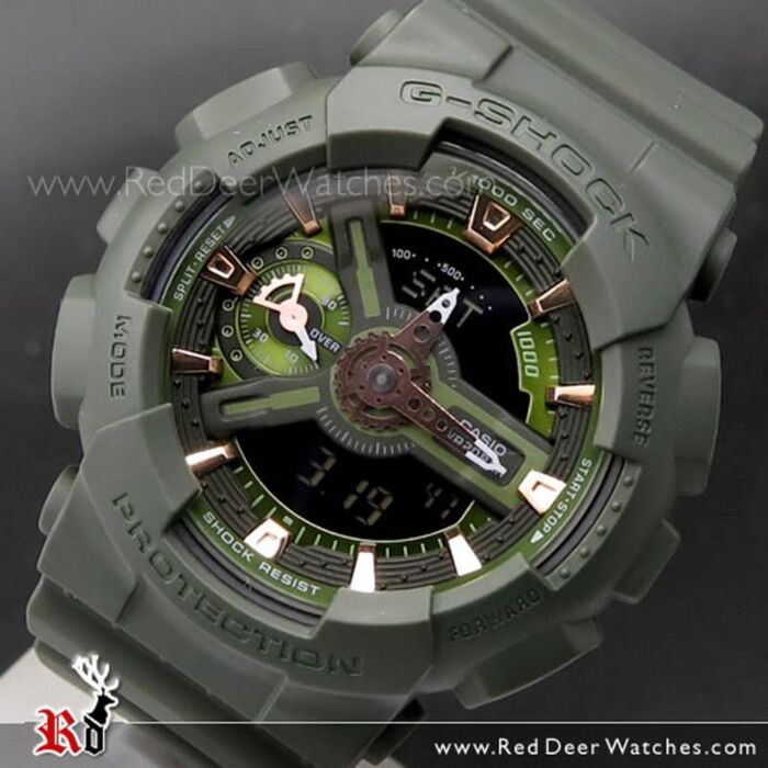 BUY Casio G-Shock S Series Matte Green Sport Watch GMA-S110CM-3A, GMAS110CM  - Buy Watches Online | CASIO Red Deer Watches