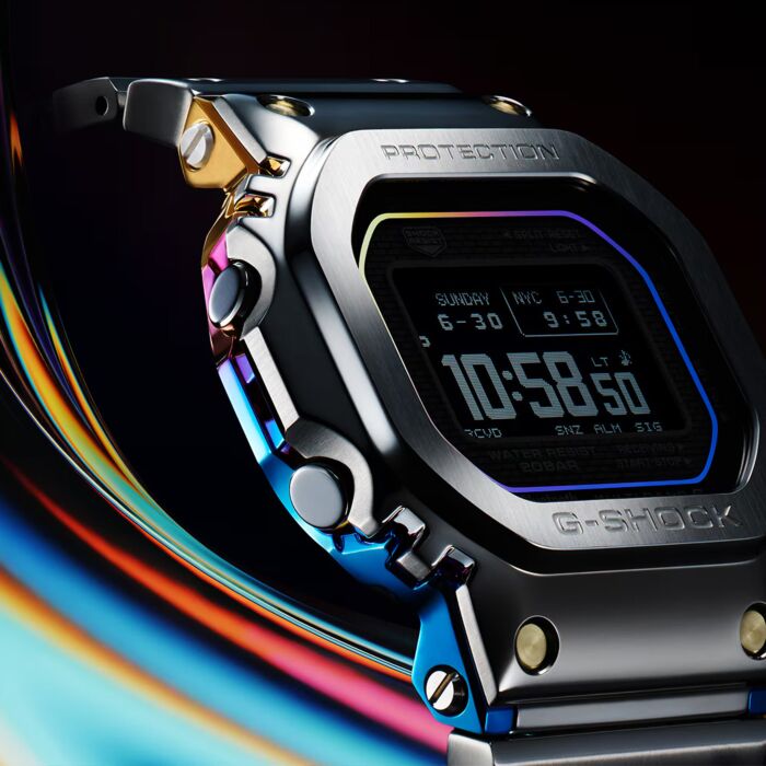 Casio G-Shock AI Generative Design Rainbow IP Metal Solar Watch