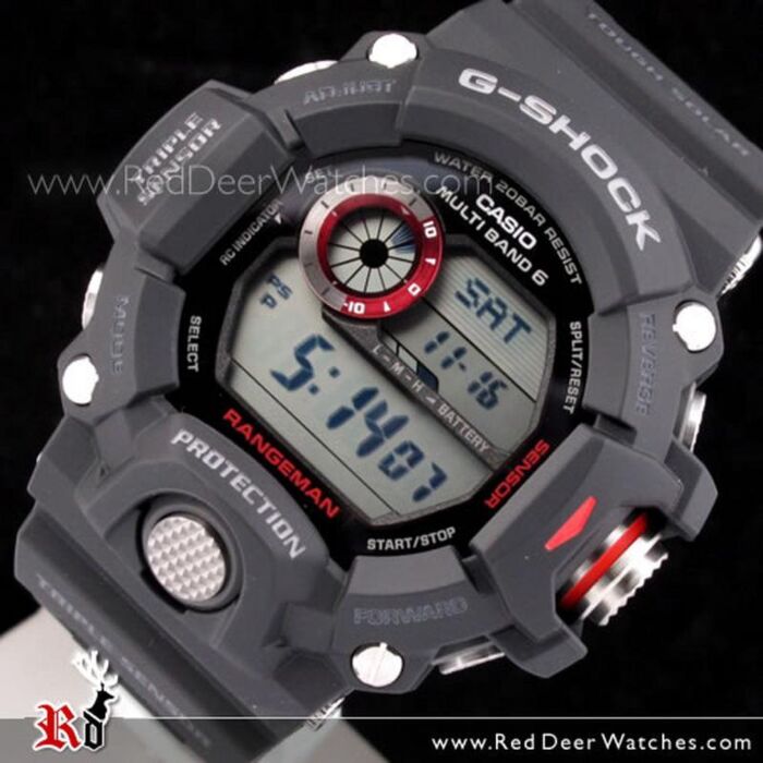 BUY Casio G-Shock Rangeman Solar Multiband 6 Sport Watch GW-9400-1, GW9400  - Buy Watches Online | CASIO Red Deer Watches