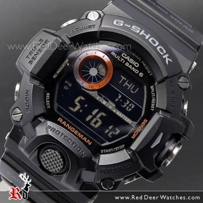 BUY Casio G-Shock Rangeman Solar Multiband Sport Watch GW-9400BJ-1JF,  GW9400BJ Buy Watches Online CASIO Red Deer Watches
