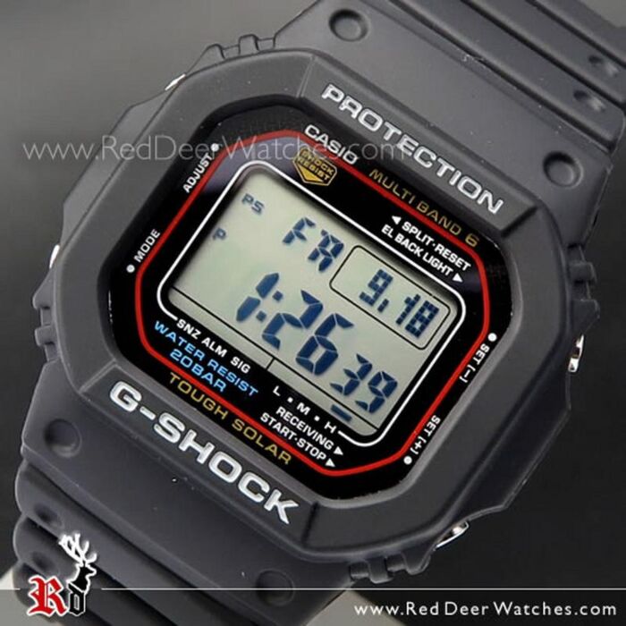 Præfiks hjemmelevering Til meditation BUY Casio G-Shock Solar 200M Multi-band 6 Atomic Sport Watch GW-M5610-1,  GWM5610 - Buy Watches Online | CASIO Red Deer Watches
