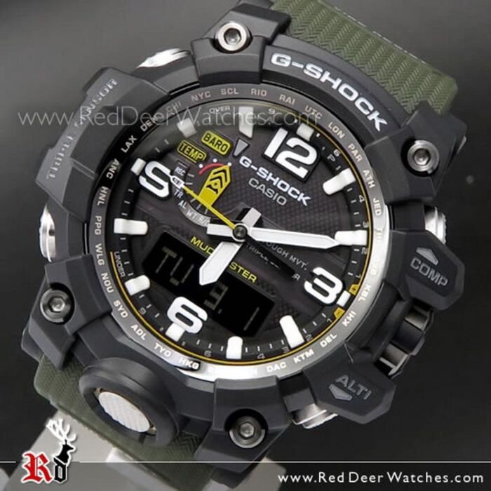 BUY Casio G-Shock MUDMASTER Triple Sensor Solar Multiband 6 Watch  GWG-1000-1A3, GWG1000 - Buy Watches Online