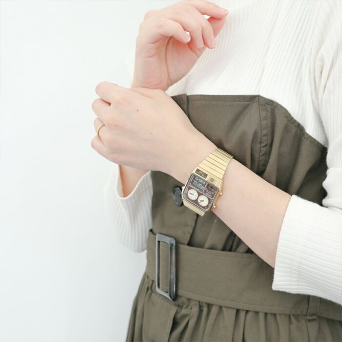 BUY Citizen Vintage Retro Ana-digi Temp Unisex Watch JG2103