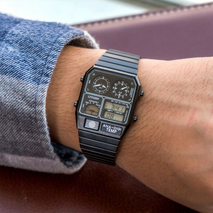 BUY Citizen Vintage Retro Ana-digi Temp Unisex Watch JG2105 BUY Citizen Vintage Retro Ana-digi Temp Unisex Watch JG2105