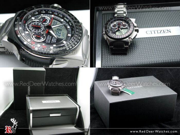 BUY CITIZEN TITANIUM SUPER CHRONO ECO-DRIVE JW0071-58E - Buy
