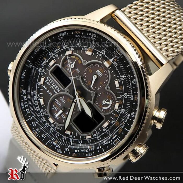 CITIZEN Eco-Drive NAVIHAWK パイロット Citizen Navihawk A-T Eco-Drive Pilot Watch | Atomic Accuracy