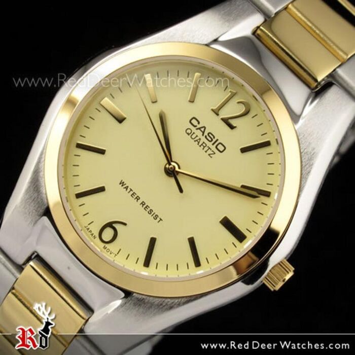 BUY Casio Two Tones Quartz Mens Watch MTP-1253SG-9A, MTP1253SG