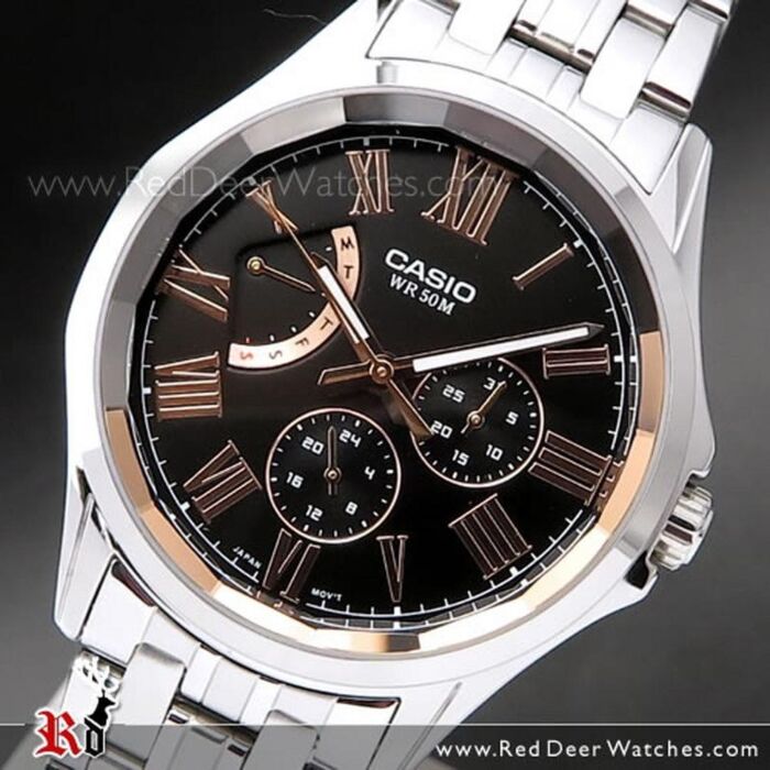 Casio Cut Glass Enticer Series Mens Watch MTP E311DY 1AV MTPE311DY