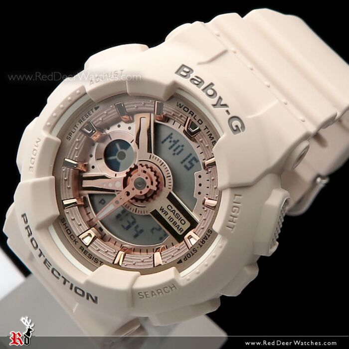 Casio baby g shock rose gold discount