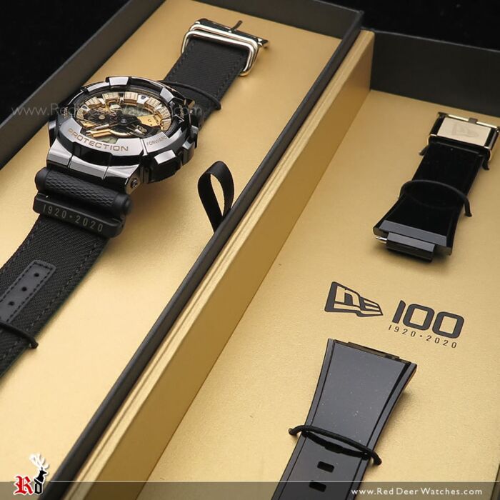 G Shock New Era x G Shock GM 110ONE 1A 100th Anniversary Edition Black Gold