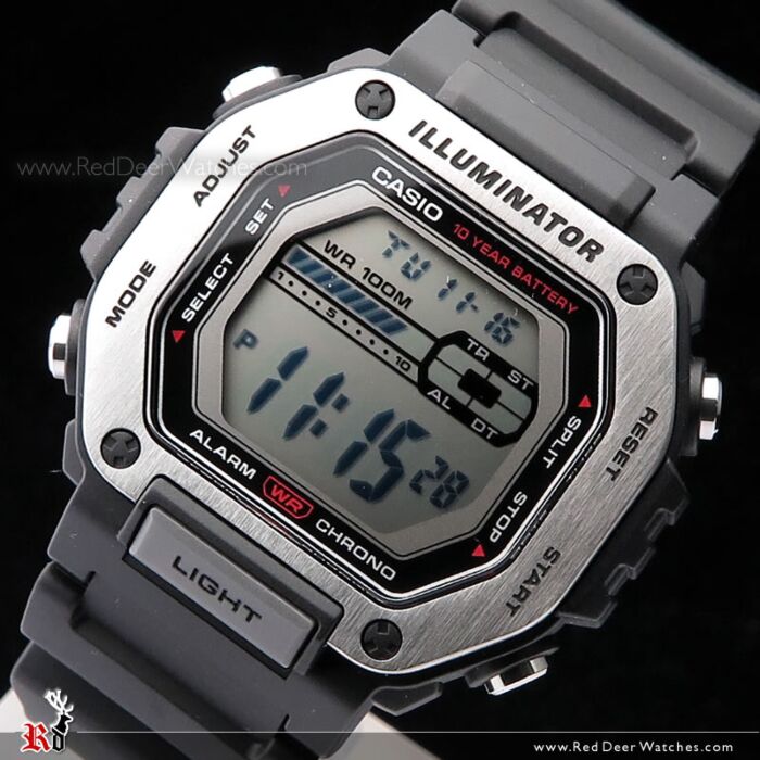 BUY Casio 10 Year Battery 100M 5 Alarms Digital Watch MWD 110H 1A