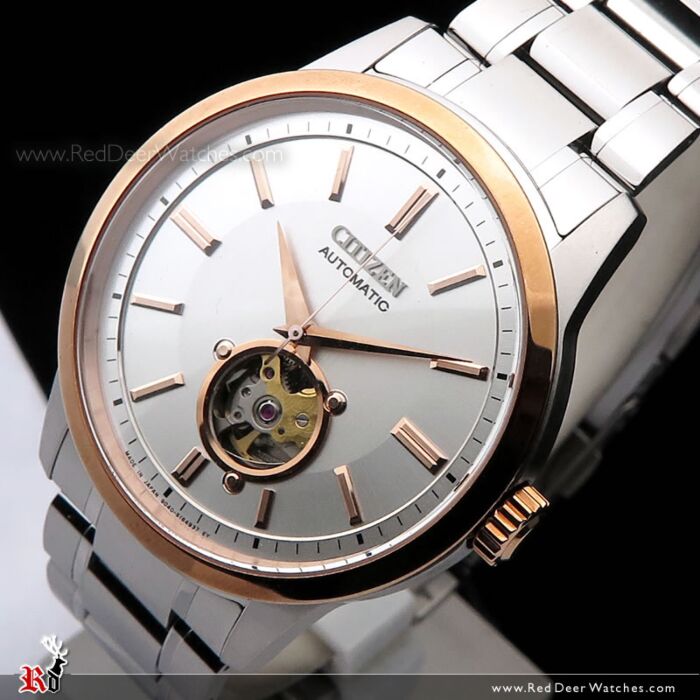 BUY Citizen Collection Mechanical Open Heart Two-Tone Pink
