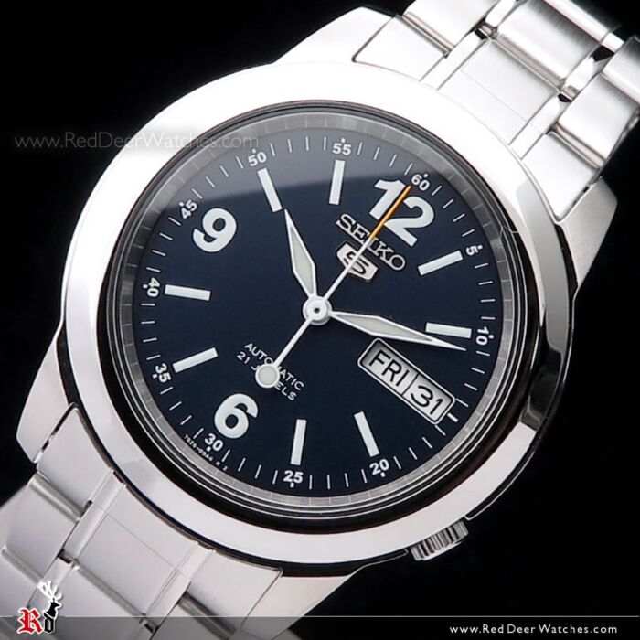 BUY Seiko 5 See thru Back Dark Blue Automatic Mens Watch SNKE61K1 SEIKO Watches Online Red Deer Watches