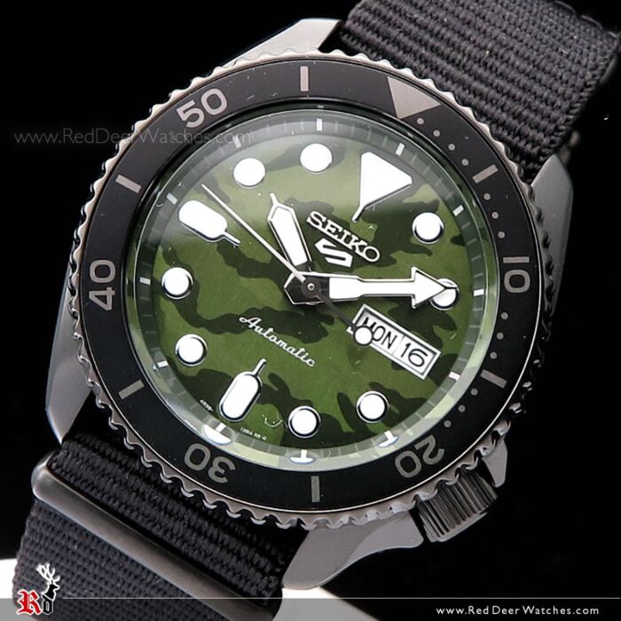 Seiko 5 Sport Camouflage SKX Street Style Automatic Watch SRPJ37K1