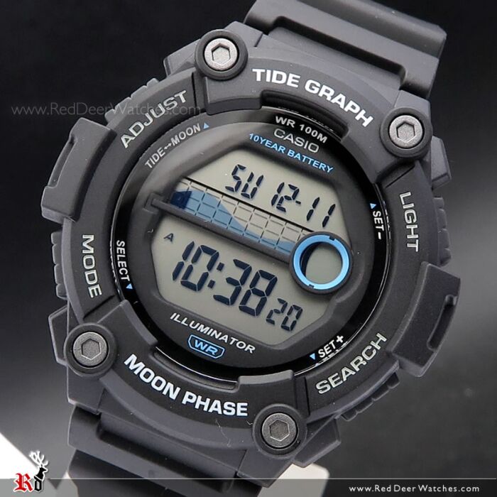 BUY Casio Moon Data Tide graph Digtial Watch WS-1300H-1AV, WS1300H | CASIO  Watches Online - Red Deer Watches