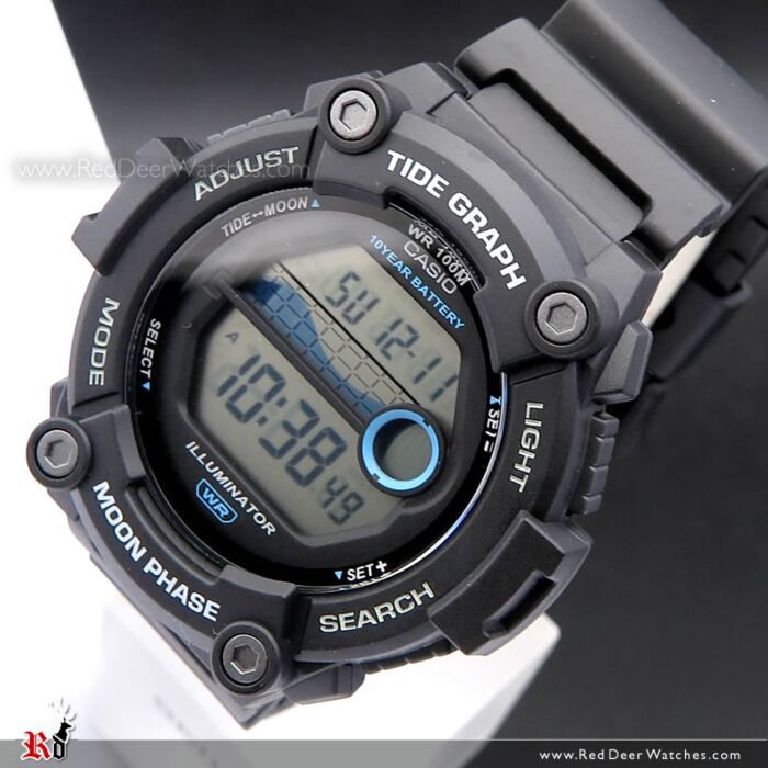 BUY Casio Moon Data Tide graph Digtial Watch WS-1300H-1AV