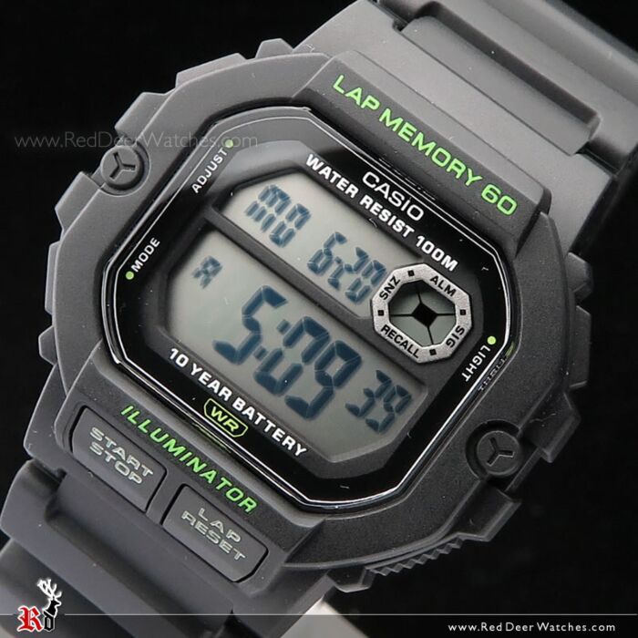 Casio LED Illuminator Lap Memory 10Yrs Battery Sports Watch WS 1400H 1AV WS1400H
