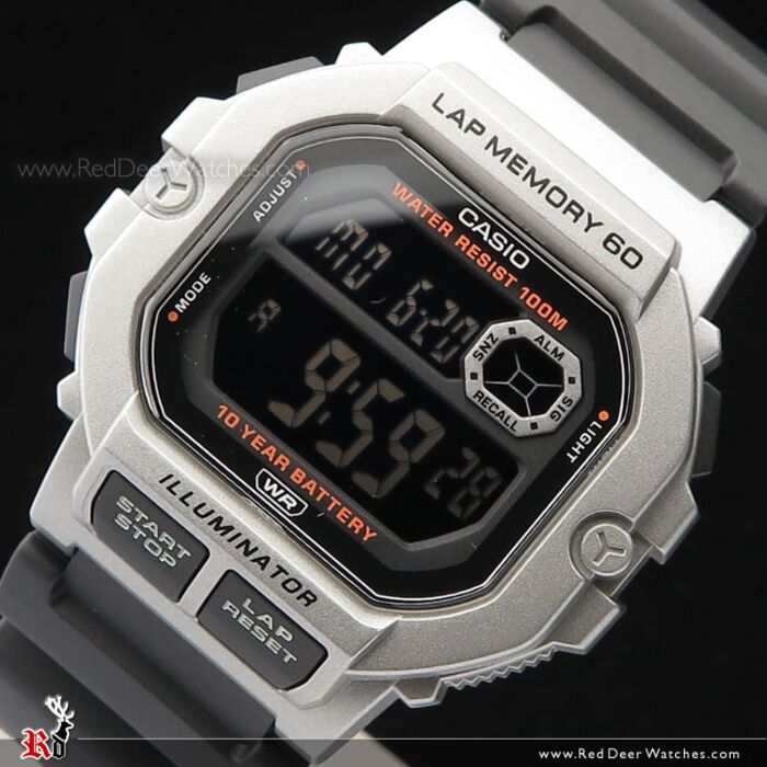 AE1500WH-8BV, Illuminator Dark Grey Digital Watch