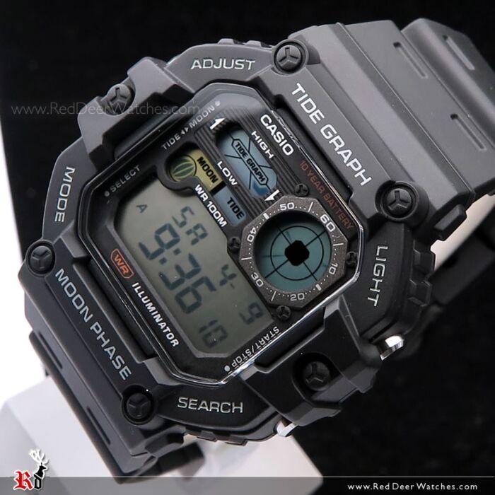 Casio Tide Graph Moonphase 100M Marine Digital Watch WS-1700H-1AV