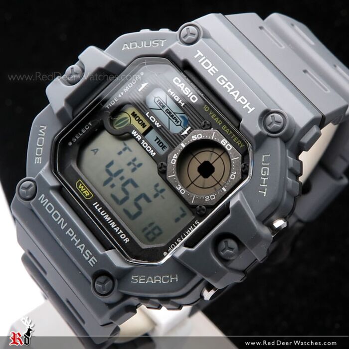 Casio Tide Graph Moonphase 100M Marine Digital Watch WS-1700H-8AV