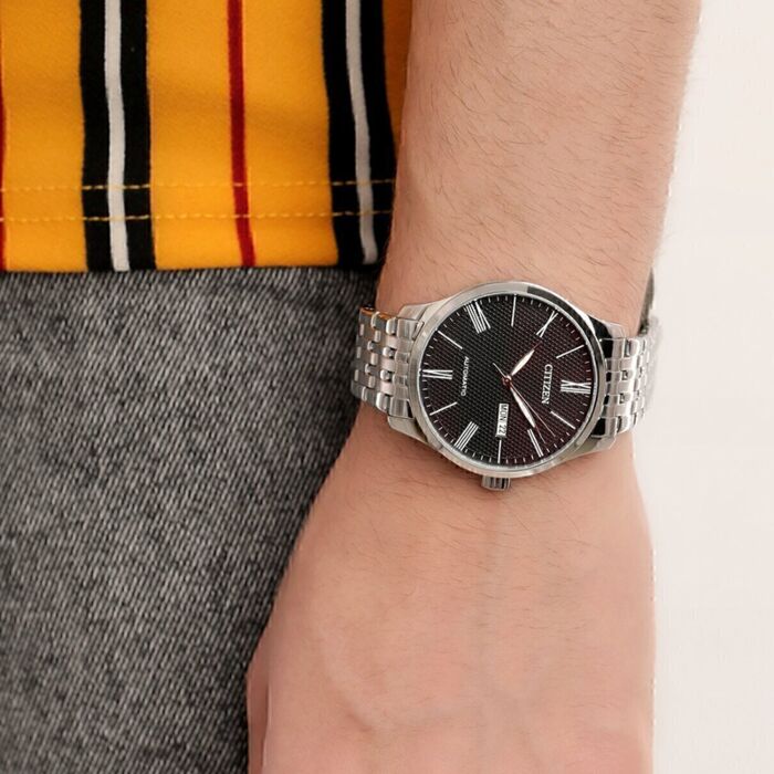 ベニー様 Citizen Automatic Black Dial Mens Watch NH8350-59E