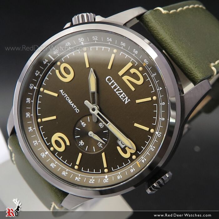 BUY Citizen Mechanical Calf Leather Automatic Watch NJ0147-18X