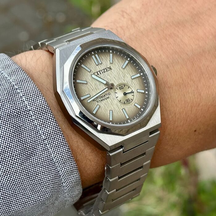 Citizen Zenshin Zenshin 60 automatic Super Titanium watch NK5020-58P