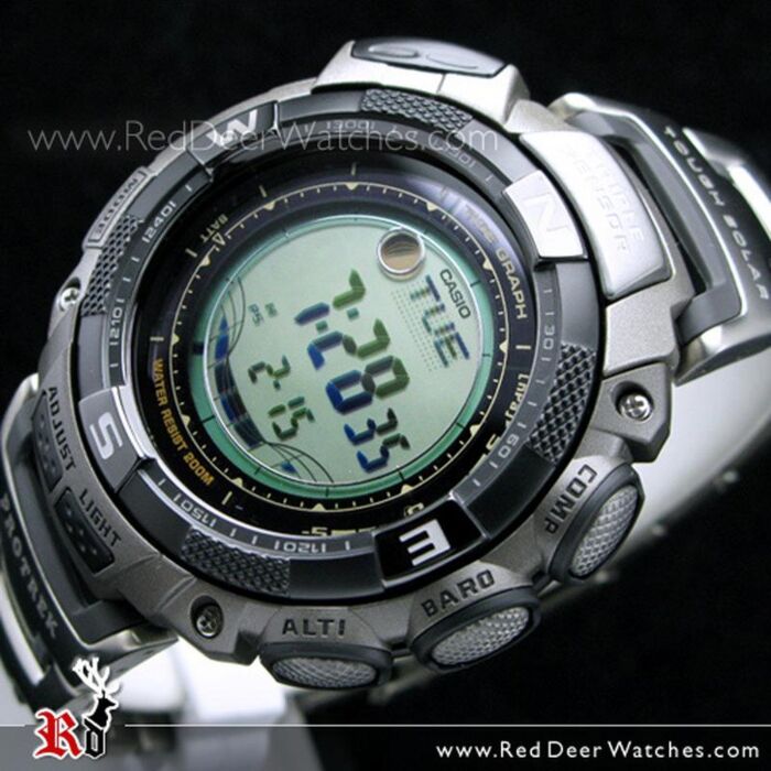 BUY CASIO PROTREK 3 SENSOR SOLAR TITANIUM PRG-130T-7V, PRG130T - Buy Watches Online CASIO Red Deer Watches