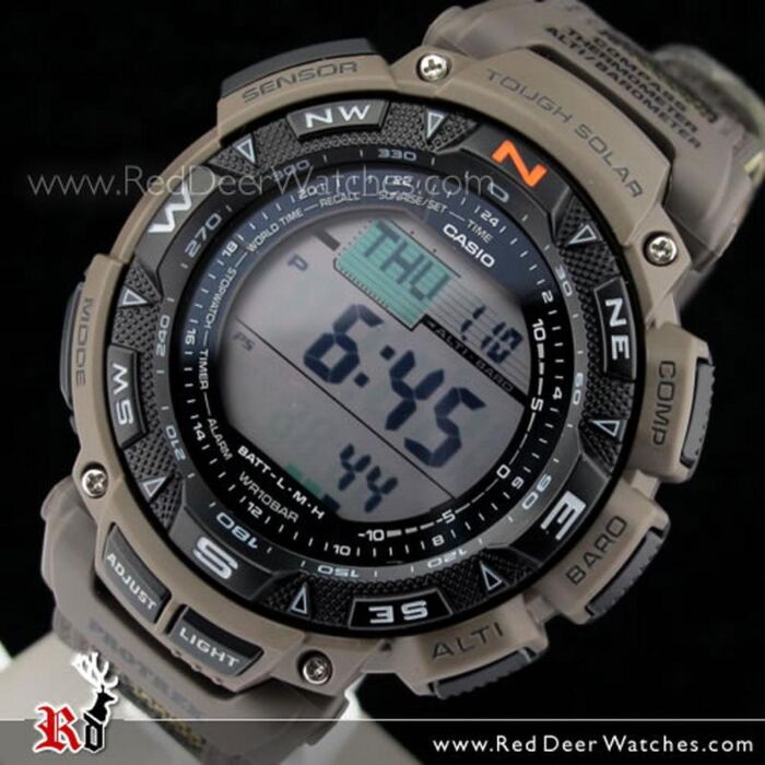 CASIO PRG-30-5DR Protrek Digital Watch - For Men