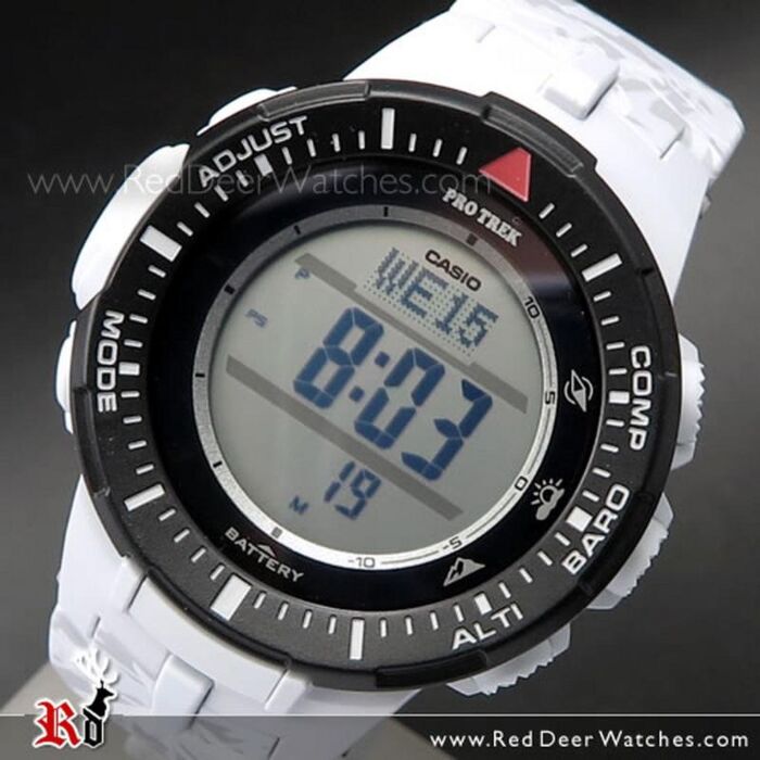 Casio Pro Trek Tough Solar Men's Ana-Digital Triple Sensor Multi-Band 6  Atomic World Time Keeping Watch