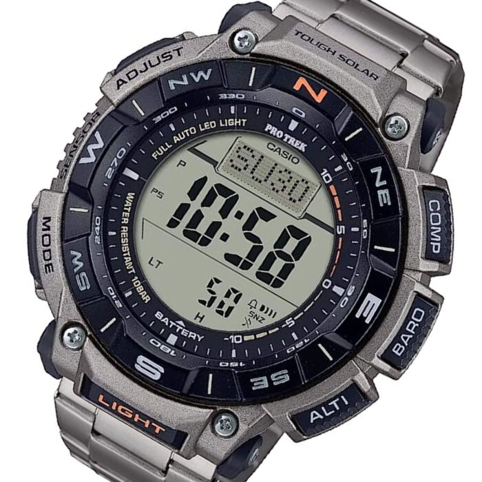 Casio Mens Pro Trek Bluetooth Connected Titanium India