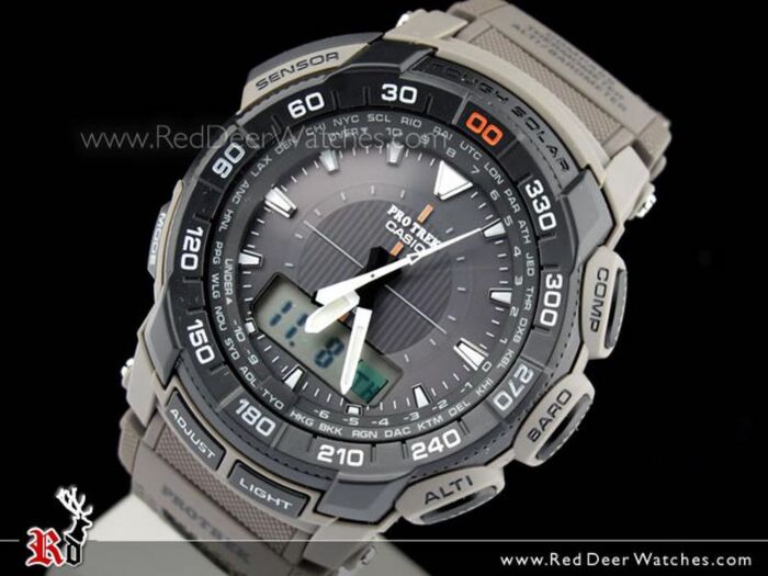 CASIOPEA with Synchronized DNA/5 STARS … BUY Casio ProTrek Camouflage Triple Sensor Solar Sport Watch PRG
