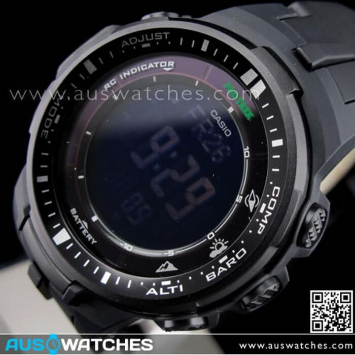 完売✨ CASIO PROTREK PRW-3000-1 デジタル時計 ブラック PRW3000-1A | PRO TREK PRW-3000 Series Black | CASIO