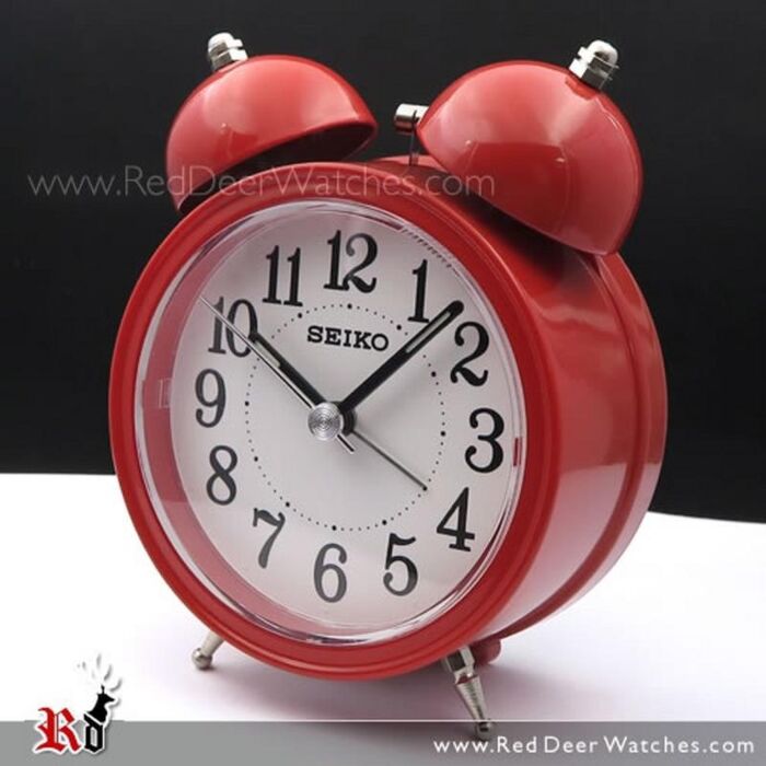 BUY Seiko Sweep second hand Alarm Clock QHK035R - Buy Watches Online | SEIKO  Red Deer Watches