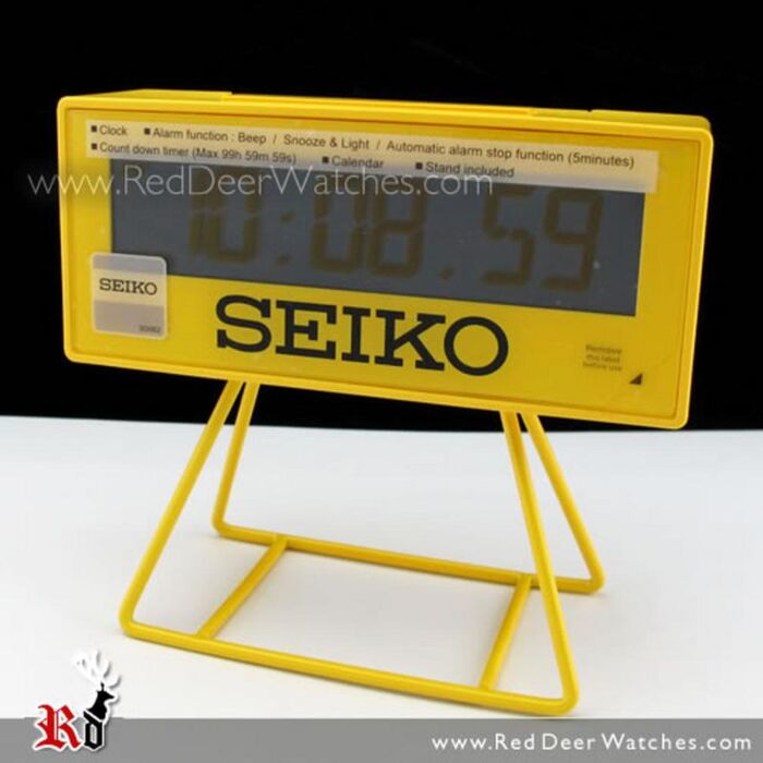 BUY Seiko Countdown Style Sports Timing Clock QHL062Y - Buy Watches Online | Red Deer Watches