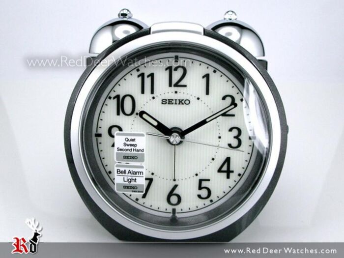 Seiko Alarm Clock Loud Bell Quiet Sweep Snooze - Thumbnail 3