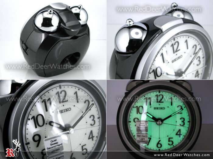 Seiko Alarm Clock Loud Bell Quiet Sweep Snooze