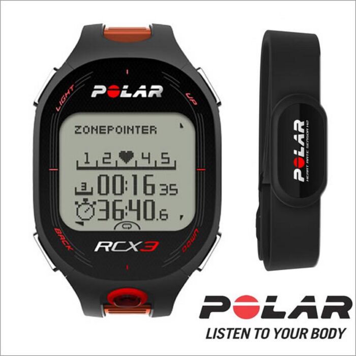 BUY Polar RCX3M Black Orange Multisport Trainings Computer Watch