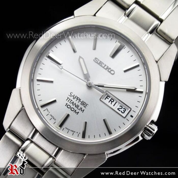 BUY Seiko Quartz Titanium Sapphire Crystal Analog Mens Watch SGG727P1  SGG727 - Buy Watches Online | SEIKO Red Deer Watches