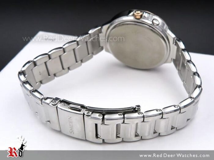 BUY Casio Sheen Moon Phase Mother of Pearl Face Ladies Watch SHE