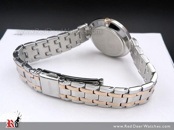 Ladies Casio sheen watch | Stainless steel CASIO SHS-4530SPGJ-7AJF SHEEN Solar Sapphire Women main image 2