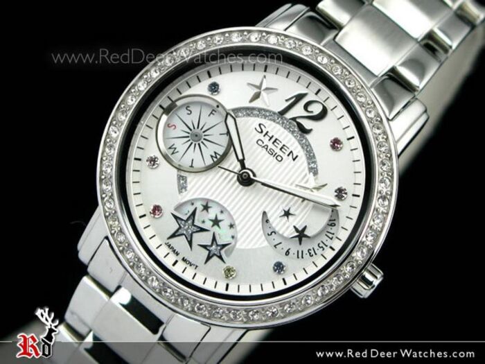 BUY Casio Sheen Moon-shaped date indicator disk SHN-3019D-7A